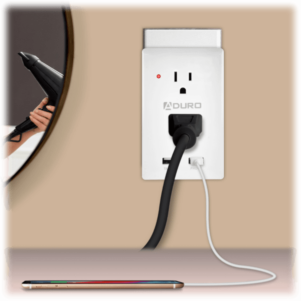 Morningsave Aduro Surge Charging Station Outlets Dual Usb