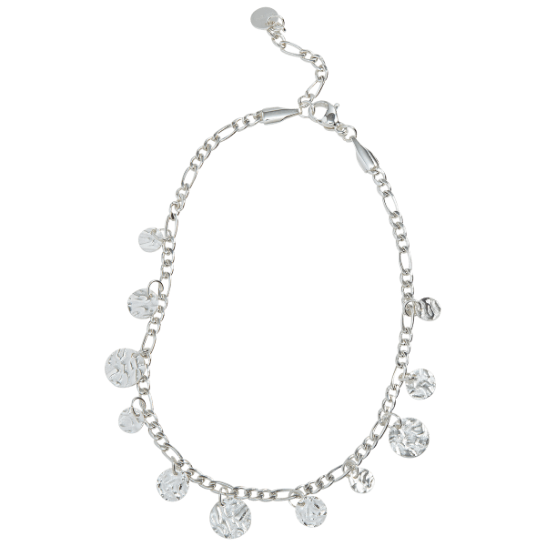I Love Carbs Sterling Silver Anklet