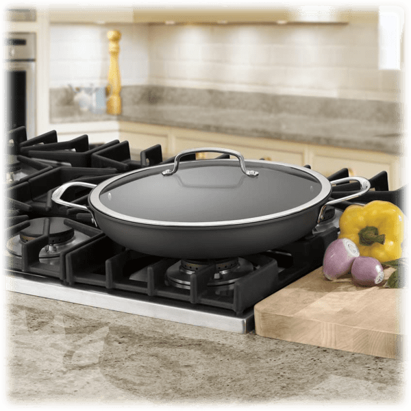 Morningsave Cuisinart Contour Anodized 12 Inch Everyday Pan With Cover 5621