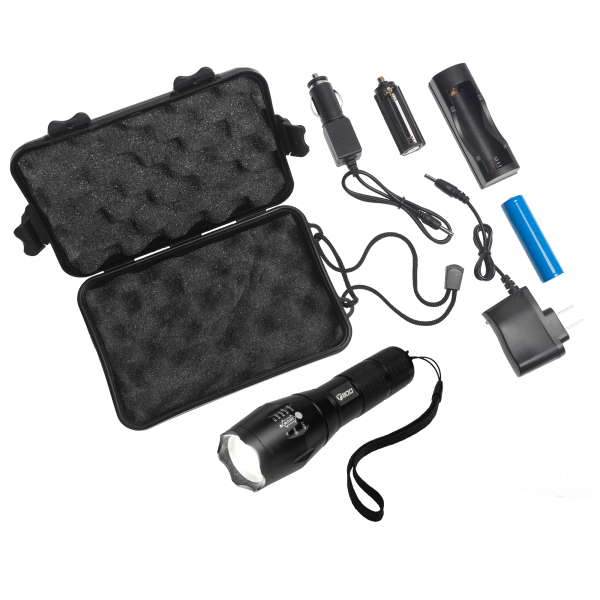 MorningSave TacLight 1100 Lumen Flashlight Kit