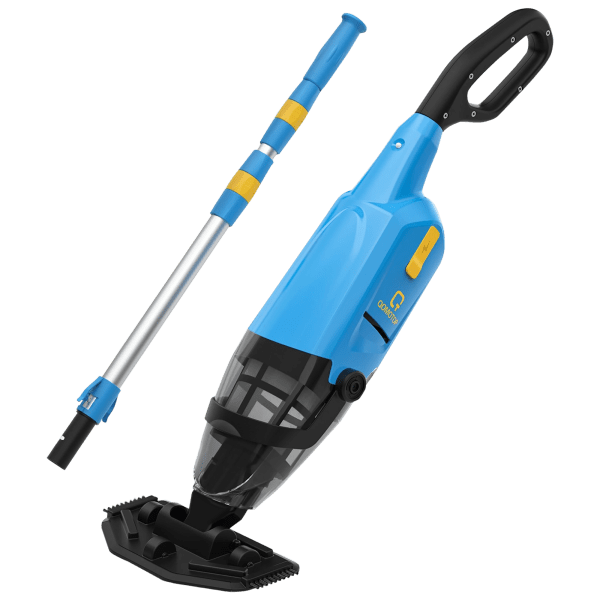 SideDeal Qomotop Handheld Pool Vacuum 6000mAh with 69" Extendable Pole