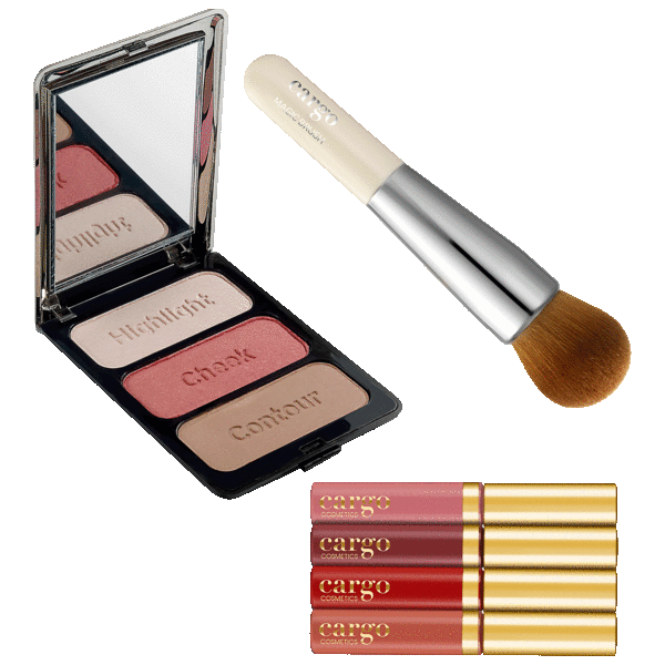 Meh Cargo Cosmetics Contour Palette with Magic Brush and 4pc Mini