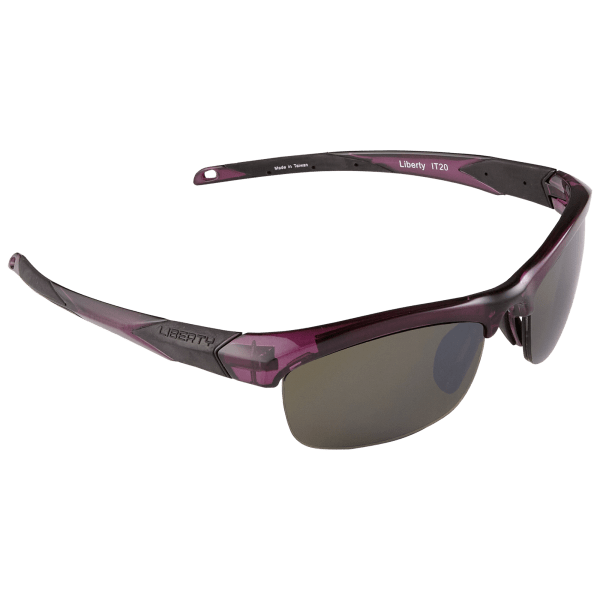 MorningSave Liberty Sport Suns It20 Translucent Purple Sunglasses