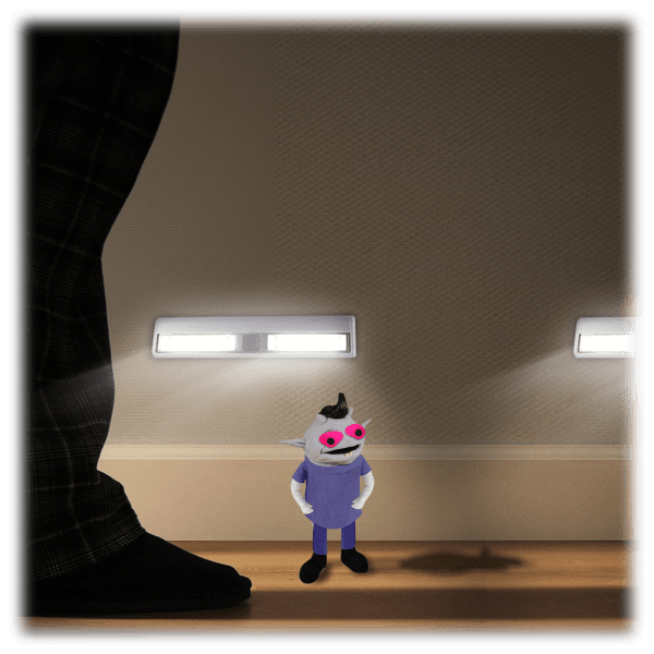 Meh 4Pack Bright Basics Ultra Bright Wireless Light Bars with 2