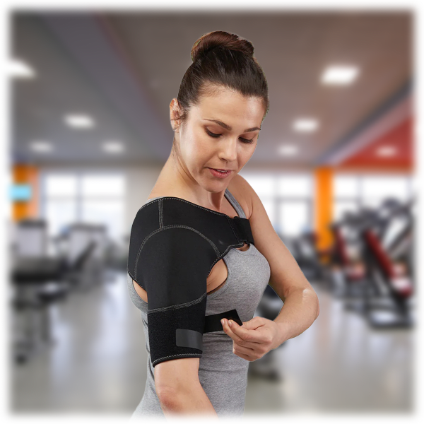 SideDeal Shoulder Saver Brace with Silverprene Compression As Seen On TV