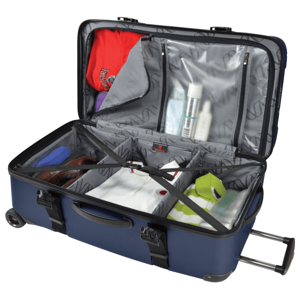 MorningSave Travelers Choice Maxporter 28" Polycarbonate Rolling Trunk