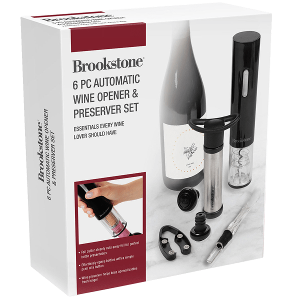 Brookstone 3-Piece Wine Essentials Set