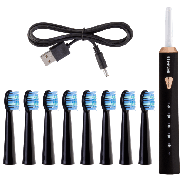 MorningSave Phylian H7 Sonic Electric Toothbrush with 8 Brush Heads