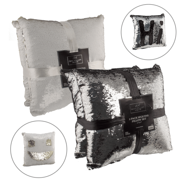 MorningSave 2Pack Amy Miller 17" Mermaid Pillows