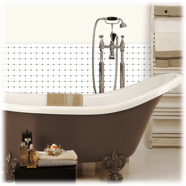 Meh 32Pack RoomMates StickTiles Peel and Stick Wall & Backsplash Tiles