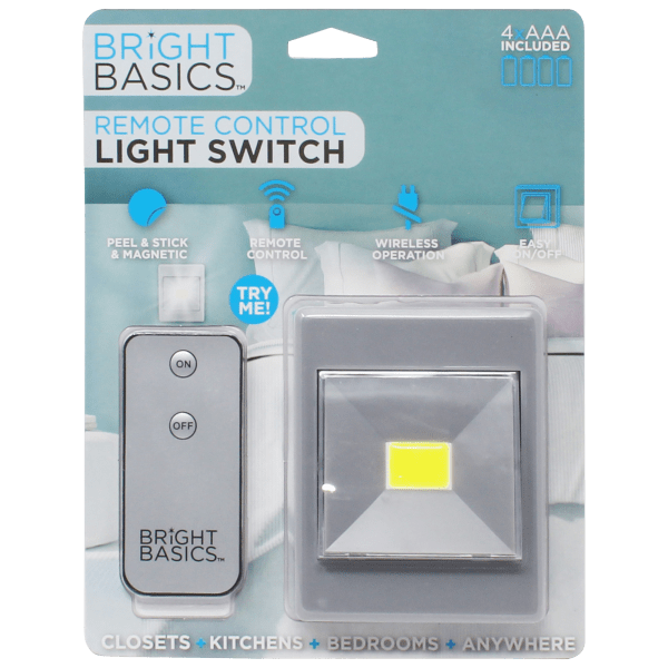 MorningSave Bright Basics Ultra Bright Wireless Light Switch with
