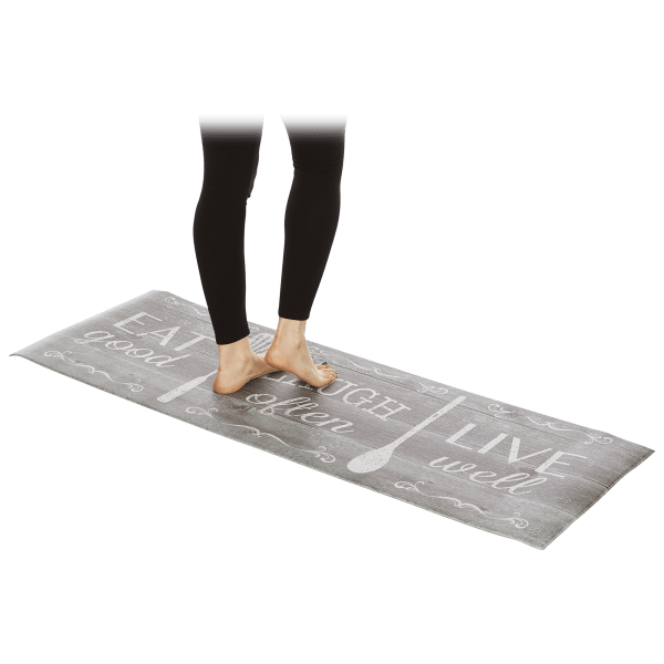 20x55 Oversized Cushioned Anti-Fatigue Kitchen Runner Mat (Scroll)