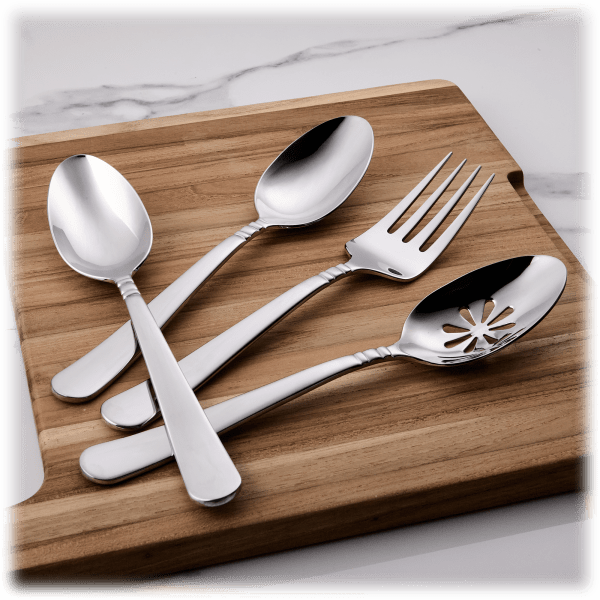 MorningSave Chefs Harlow 44Piece 18/10 Premium Flatware Set