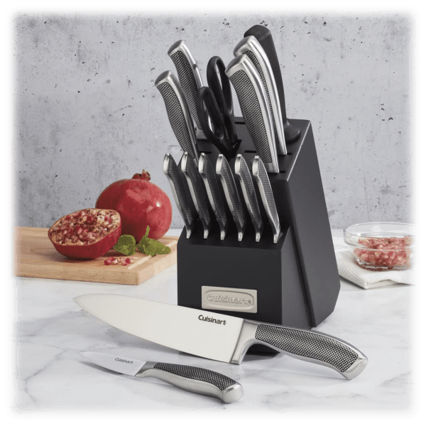 SideDeal: Cuisinart 5-Piece Knife Set with Matching Sheaths & Cutting Board