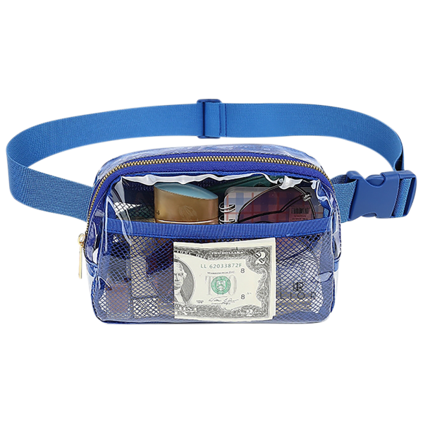 Clear Stadium Crossbody Bag For Women - TSA Approved, Small Size, Water Resistant, Adjustable Strap - View #7