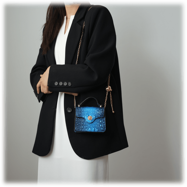 MKF Luxe Mini Satchel with Chain Strap by Mia K main image 1