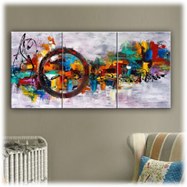 MorningSave Circle of Magic Modern Canvas Wall Art