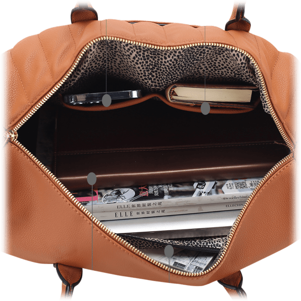 MorningSave MKF Collection Luana Quilted Vegan Leather Women's Duffle