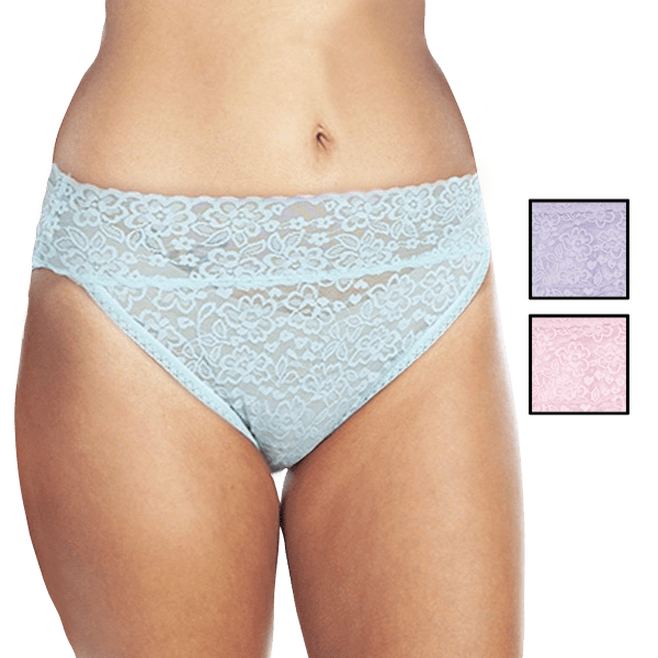 Morningsave Pack Rhonda Shear Lace Bikini Briefs