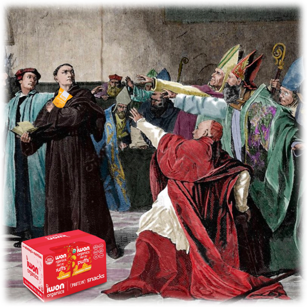 Meh: 12- or 24-Pack: Iwon Organics Protein Cheddar Cheese Puffs