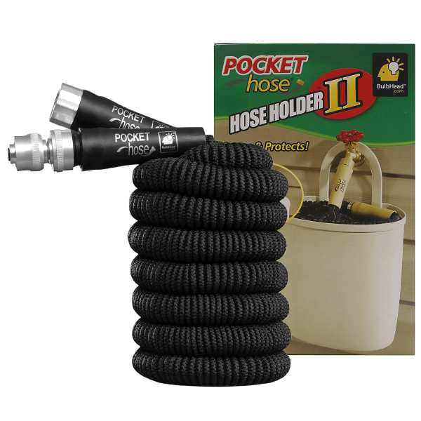 MorningSave ASOTV 50ft Silver Bullet Pocket Hose with Holder