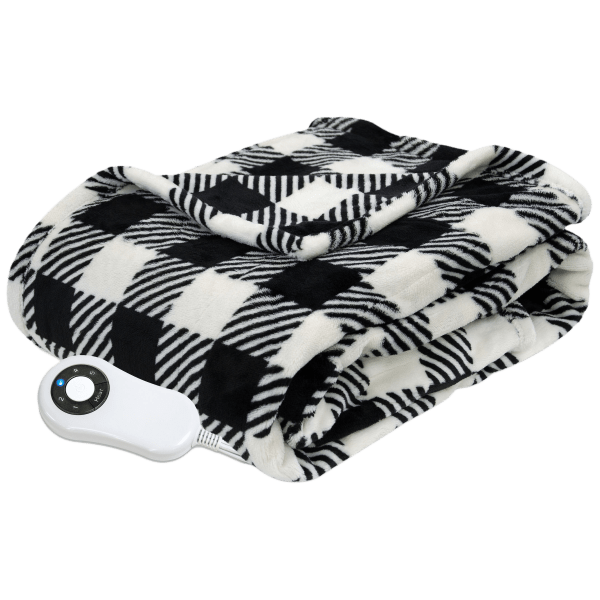 MorningSave Perfect Fit 50" x 60" Electric Heated Printed Throws