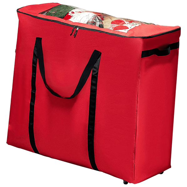 MorningSave 2Pack YH Goods Christmas Storage Container Bag on Wheels