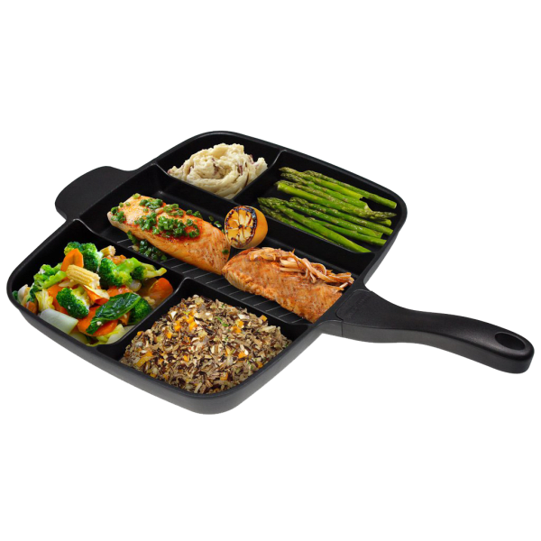 Meh Master Pan 15" NonStick Divided Skillet