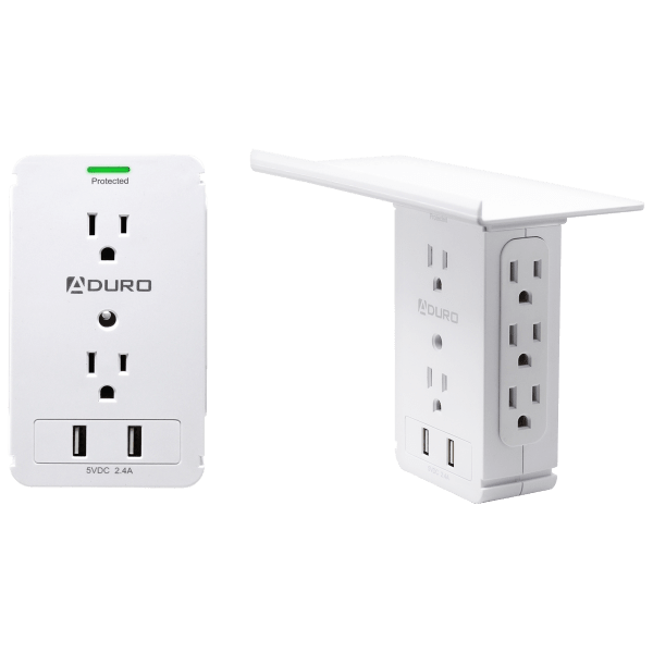 MorningSave: Aduro Surge Shelf Series Surge Protector with 8 Outlets ...