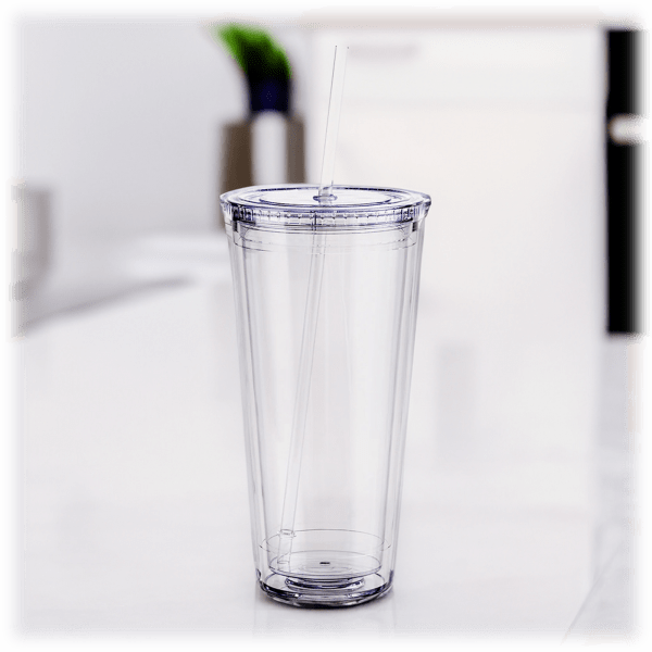 MorningSave: 12-Pack: Maars 32oz Acrylic XL Double Wall Clear Tumblers