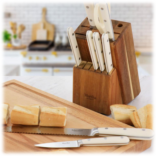 MorningSave Martha Stewart Essential 14Piece Knife Block Set