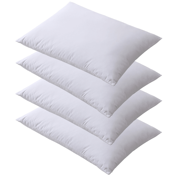 MorningSave J&V Textiles 100 Cotton White Duck Feather Pillows