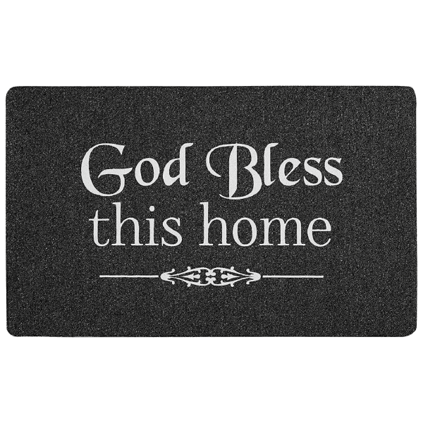 J&V Textiles No Place Like Home Outdoor Rubber Doormat 18 x 30