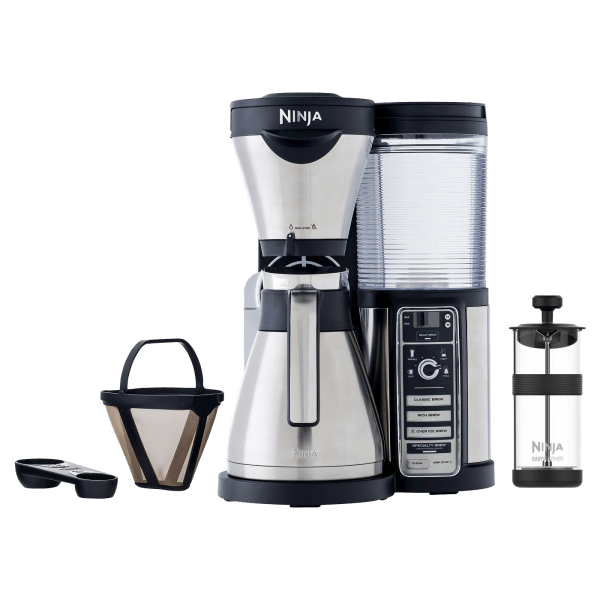 MorningSave Ninja Coffee Bar with AutoiQ, Thermal Carafe & Milk