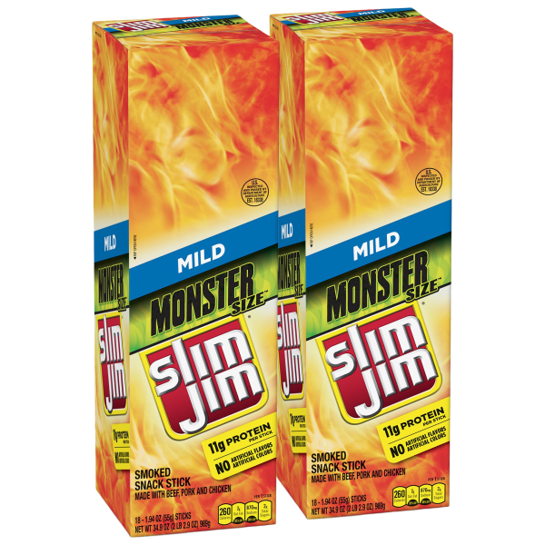 Slim Jim Original Monster Size - 1.94 oz/18 pack