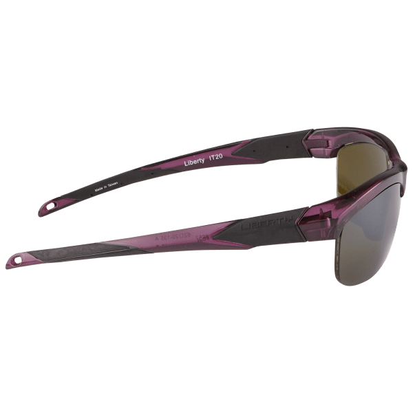 MorningSave Liberty Sport Suns It20 Translucent Purple Sunglasses