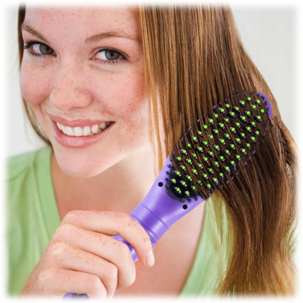 MorningSave Infinity Gold Advanced Infrared Straightening Brush + Hair