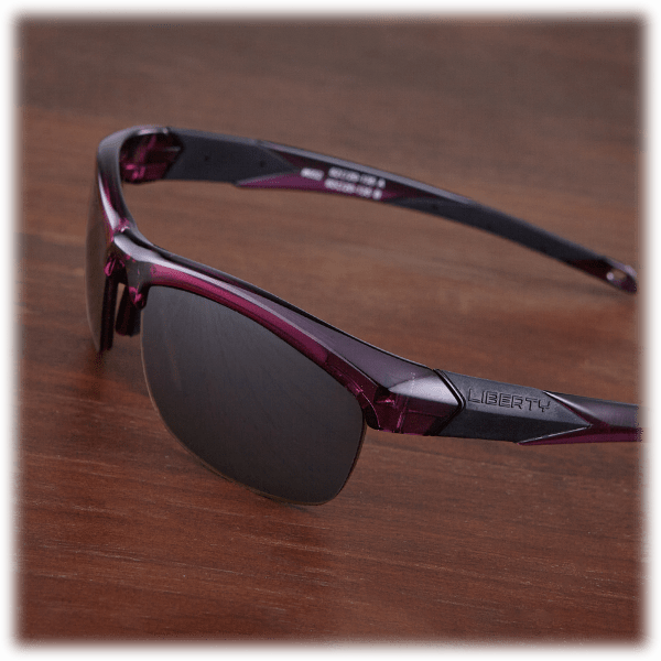 MorningSave Liberty Sport Suns It20 Translucent Purple Sunglasses