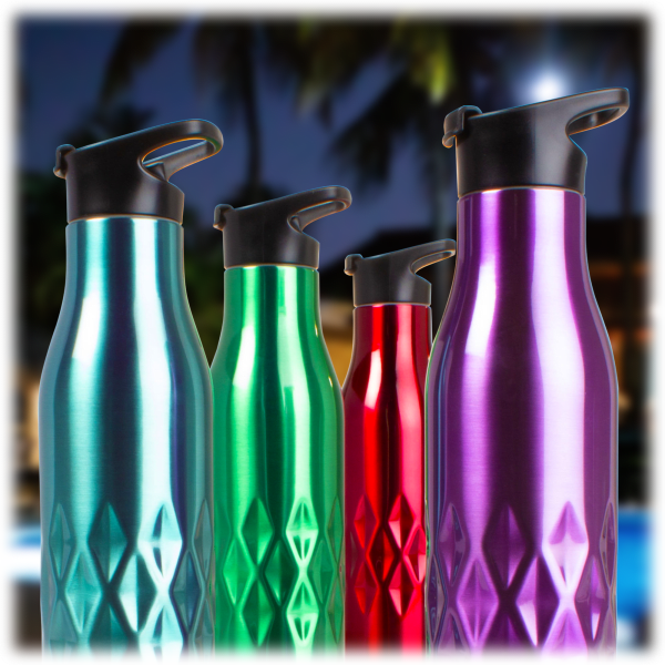 MorningSave: 4-Pack: Primula 18oz Insulated Hydration Water Bottle