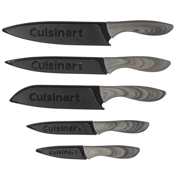 SideDeal Cuisinart 10Piece Ceramic Coated Knife Set with Faux