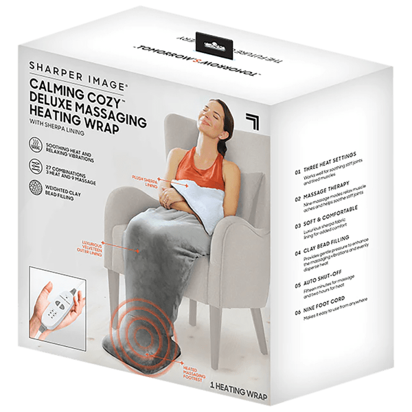 Reviews for CALMING COZY 27 in. x 43 in. Massaging Leg Heat Wrap