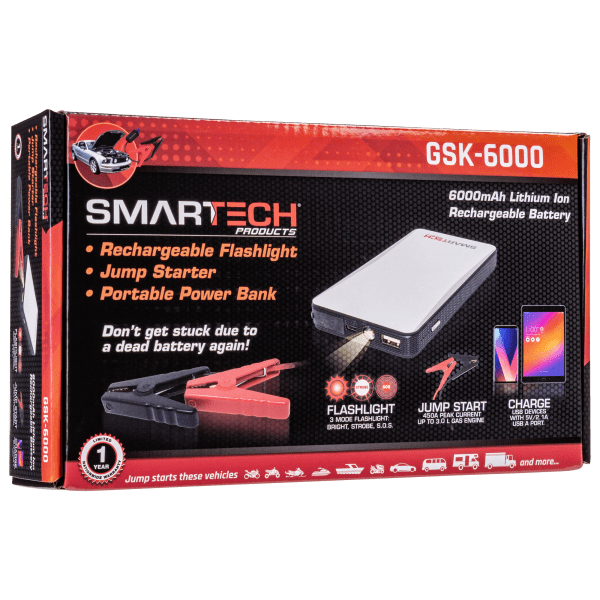 Shop Univision: Smartech Arrancador de 450A y Banco de Energía con Batería  de Litio