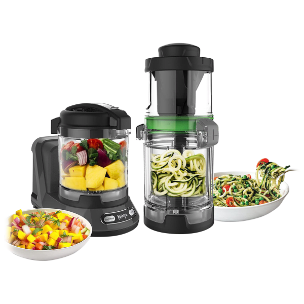 SideDeal Ninja 400 Watt Food Processor and Spiralizer