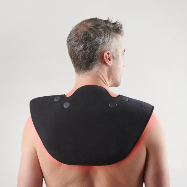 Hammacher Schlemmer: The Neck And Shoulder Vibration And LED Therapy Wrap Hammacher Schlemmer: The Neck And Shoulder Vibration And LED Therapy Wrap