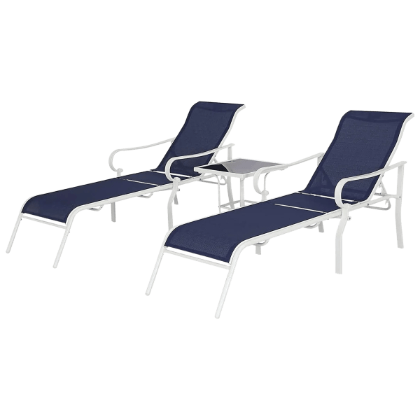 SideDeal HTTH Outdoor Chaise Lounge with Table