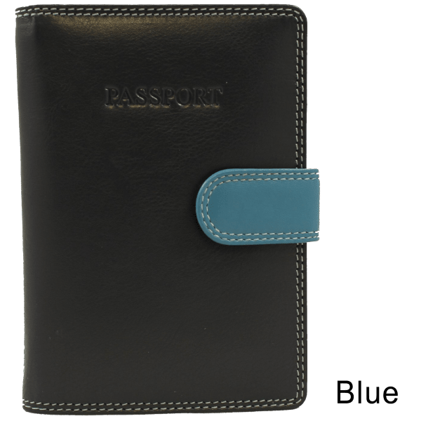 MorningSave Visconti RFID ID Theft Protection Leather Passport Wallet