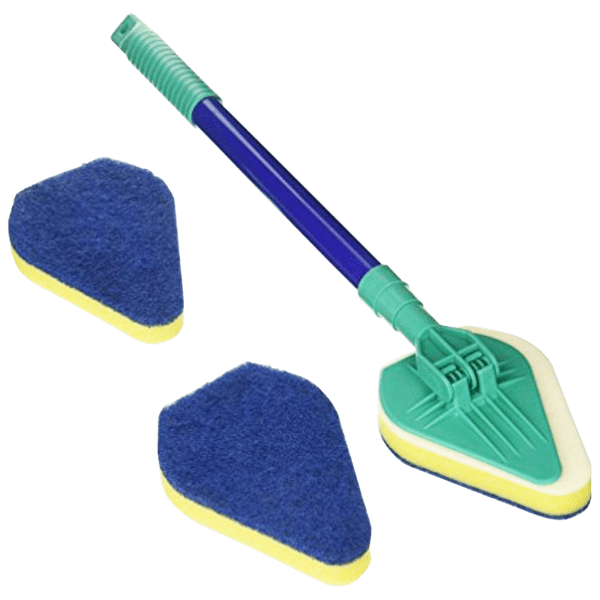 Meh 2Pack Clean Reach Extendable Scrubbers with Replacement Pads