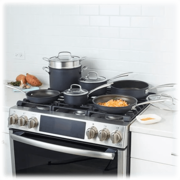 MorningSave Cuisinart® Anodized DishwasherSafe 11Pc Set (Damaged Box