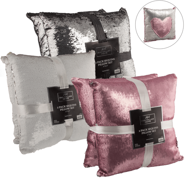 MorningSave 2Pack Amy Miller 17" Mermaid Pillows