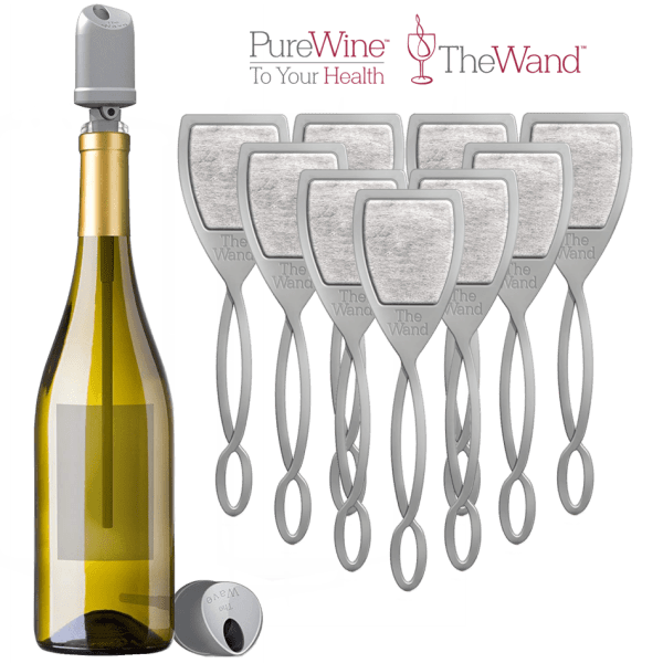MorningSave PureWine 10Piece Wine Filter & Aerator Bundle